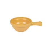 Thunder Group CR305YW Soup Bowl, 10 Oz., 6-3/4" X 4-1/4" X 2" Deep, With Handle - Dozen 1 image