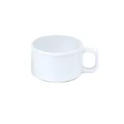 Thunder Group CR9016W Soup Mug, 10 Oz., 4" Dia., With C-Handle - Dozen 1 image