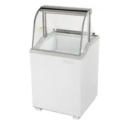 Turbo Air TIDC-26W-N 26" Ice Cream Dipping Cabinet w/ Curved Sneeze Guard 1 image