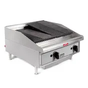 Toastmaster TMRC24 24" Countertop Gas Radiant Charbroiler w/ (2) Burners, 60.000 BTU 1 image