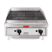 Toastmaster TMRC24 24" Countertop Gas Radiant Charbroiler w/ (2) Burners, 60.000 BTU 3 image