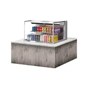 Turbo Air TOM-36L-UF-S-2SI-N 35" Drop In Open Refrigerated Deli Display Case 2 image