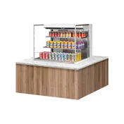 Turbo Air TOM-36L-UF-W(B)-3SI-N 36" Drop In Open Refrigerated Deli Display Case 3 image