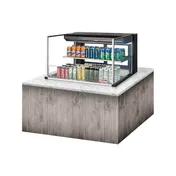 Turbo Air TOM-36L-UFD-W(B)-2SI-N 36" Drop In Open Refrigerated Deli Display Case 3 image