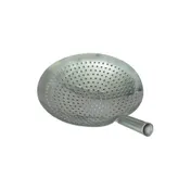 Town 32911 Mandarin Strainer - 11" Dia, Perforated Stainless Steel, 16" Length, 5" Handle, Round Bowl 1 image
