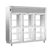 Traulsen AHT332NP-HHG 76" 3-Section Pass-Thru Refrigerator w/ 12 Half Glass Doors, Remote, 76 cu. ft. 1 image