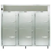 Traulsen AHT332W-HHS 86" 3-Section Reach-In Refrigerator w/ 6 Solid Half-Doors, Remote, 77.5 cu. ft. 1 image