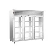 Traulsen AHT332WPUT-FHG 86" 3-Section Pass-Thru Refrigerator w/ 6 Glass Doors, Top Mount, 84.4 cu. ft. 1 image