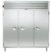 Traulsen AHT332WUT-FHS 86" 3-Section Reach-In Refrigerator w/ 3 Solid Doors, Top Mount, 77.5 cu. ft. 1 image