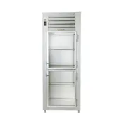 Traulsen G17005P 30" 1-Section Pass-Thru Refrigerator w/ 4 Half Glass-Solid Doors (right/left hinged), R-450A, 25.3 cu. ft. 1 image