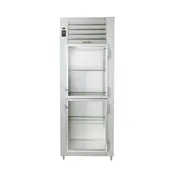 Traulsen G17003P 30" 1-Section Pass-Thru Refrigerator w/ 4 Half Glass-Solid Doors (left-right hinged), R290, 25.3 cu. ft. 1 image