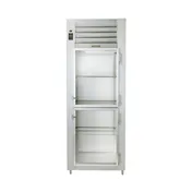 Traulsen G17004P 30" 1-Section Pass-Thru Refrigerator w/ 4 Half Glass-Solid Doors (left hinged), R290, 25.3 cu. ft. 1 image
