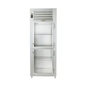Traulsen G17005P 30" 1-Section Pass-Thru Refrigerator w/ 4 Half Glass-Solid Doors (right/left hinged), R290, 25.3 cu. ft. 1 image