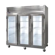 Traulsen G32010M 76" Merchandiser Refrigerator w/ 3 Glass Doors (hinged left/right/right), 70.67 cu. ft. 1 image