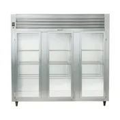 Traulsen RHT332N-FHG 76" 3-Section Reach-In Refrigerator w/ 3 Glass Doors, Remote, 70.67 cu. ft. 1 image