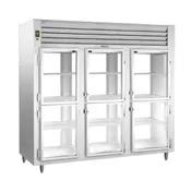 Traulsen RHT332WP-HHG 86" 3-Section Pass-Thru Refrigerator w/ 12 Half Glass Doors, Remote, 84.36 cu. ft. 1 image