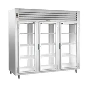 Traulsen RHT332WPUT-FHG 86" 3-Section Pass-Thru Refrigerator w/ 6 Glass Doors, Top Mount, 84.36 cu. ft. 1 image