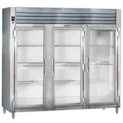 Traulsen RHT332WUT-FHG 86" 3-Section Reach-In Refrigerator w/ 3 Glass Doors, Top Mount, 78.77 cu. ft. 1 image