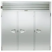 Traulsen RRI332LPUT-FHS 100" Roll-Thru Refrigerator w/ 6 Solid Doors, All Stainless Steel, 119.5 cu. ft. 1 image