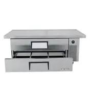 True TRCB-52-60-HC 60" 2 Drawers Refrigerated Chef Base, (6) 12" x 20" Pan Capacity 5 image