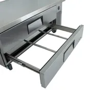 True TRCB-52-60-HC 60" 2 Drawers Refrigerated Chef Base, (6) 12" x 20" Pan Capacity 6 image