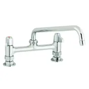 T&S Brass 5F-8DLS12 Equip Faucet, Swivel, 8", Deck Mount, 12" Swing Nozzle 1 image