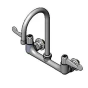 T&S Brass 5F-8WWB05 Equip Faucet, Swivel, 8", Wall Mount, 5-1/2" Gooseneck 1 image