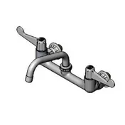 T&S Brass 5F-8WWB06 Equip Faucet, Swivel, 8", Wall Mount, 6" Swing Nozzle 1 image