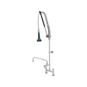 T&S Brass B-0123-12-CRB8P Easyinstall Pull Down Pre-Rinse Unit, Deck Mount Base 1 image