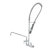 T&S Brass B-0133-14-CRBJ Easyinstall Pre-Rinse Unit, 8" Wall Mount 1 image