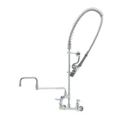 T&S Brass B-0133-18DJCRBC Easyinstall Pre-Rinse Unit, 8" Wall Mount 1 image