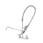 T&S Brass B-0154-14-CR-BC Easyinstall Pre-Rinse Unit, 8" Wall Mount 1 image