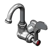 T&S Brass B-0210-131X-CR4 Sink Faucet, Single, Wall Mounted 1 image