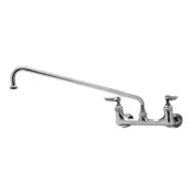 T&S Brass B-0230-LNM Sink Mixing Faucet, Wall Mounted, 8" Adjustable Centers 1 image
