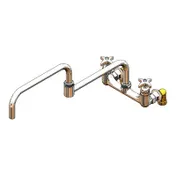 T&S Brass B-0292 Big-Flo Pot & Kettle Sink Faucet, Wall Mount, 8" Centers 1 image