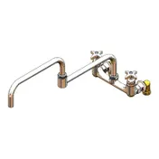 T&S Brass B-0295 Big-Flo Pot & Kettle Sink Faucet, Deck Mount 1 image