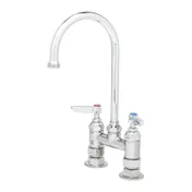 T&S Brass B-0325-CR Mixing Faucet, Deck Mount, 4" Adjustable Centers 1 image