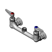 T&S Brass B-0330-LN Mixing Faucet Body, Less Nozzle, Wall Mount 1 image