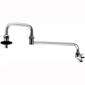 T&S Brass B-0581 Pot Filler Faucet, Splash-Mounted, Double-Jointed, 24"L 1 image