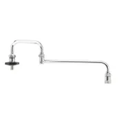 T&S Brass B-0585 Pot Filler Nozzle, 18" Double-Jointed, 1/2" Npt Inlet 1 image