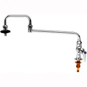 T&S Brass B-0590 Pot Filler Faucet, Deck Mount, Double-Jointed, 18"L 1 image