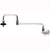 T&S Brass B-0594 Pot Filler Faucet, Splash-Mounted, Single Valve, Double-Jointed 1 image