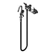 T&S Brass B-0610-CR Pot Filler, Splash/Wall Mount, 8" Oc 1 image
