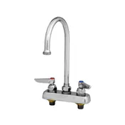 T&S Brass B-1110-132XF1CR Faucet Workboard, Swivel, Deck Mount, 10-1/8" Long 1 image