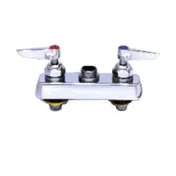 T&S Brass B-1110-LNM Workboard Faucet, Less Nozzle, Deck Mounted, Bronze Body 1 image