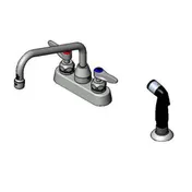 T&S Brass B-1171-CR Workboard Mixing Faucet, Deck Mount, 4" Centers 1 image