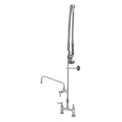 T&S Brass B-2277-01 Easyinstall Pre-Rinse Unit, Deck Mount Base, 8" Center 1 image