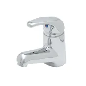 T&S Brass B-2701-VF05 Faucet, Single Lever, Deck Mount, Single Hole, Rigid Base 1 image