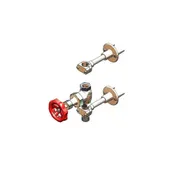 T&S Brass MV-1907-11C Valve Accessory Kit, 1/2" Globe Valve, Nipple 1 image