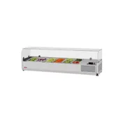 Turbo Air CTST-1500G-13-N 59" E-Line Countertop Salad Table, 12 Pan Capacity 1 image